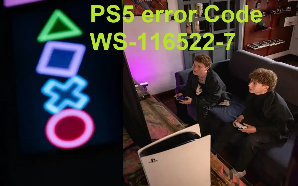 PS5 error Code WS-116522-7